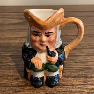 Vintage Antone England Mini Toby Pitcher